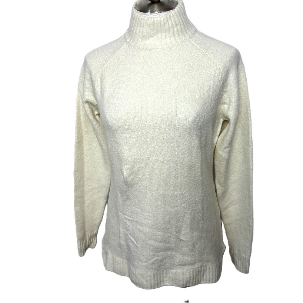 Alpine Designs White Turtle Neck Long Sleeve Sweater Size Large NWT NOS